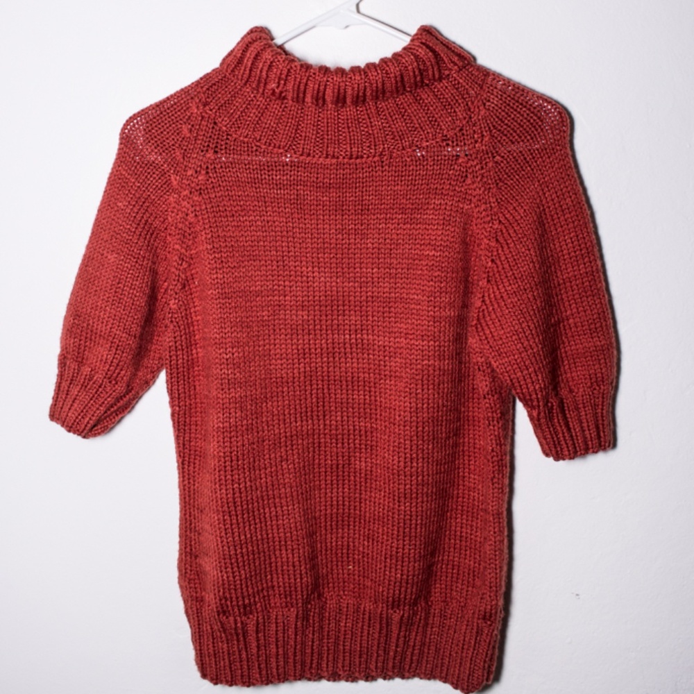Vintage Short Sleeve Turtleneck